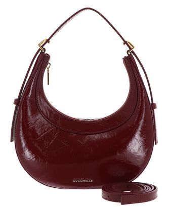 COCCINELLE Whisper Shiny Shiny Leather Mini Bag Ribes / Ribes