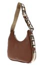 COCCINELLE Raquel Handbag Double Grainy Leather S Cognac / Noir