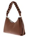 COCCINELLE Boheme Grana Double Shoulder Bag M Cognac / Noir