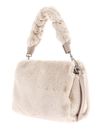 COCCINELLE Boheme Synthetic Fur Handbag Natural / Rosette COCCINELLE Boheme Synthetic Fur Handbag Natural / Rosette