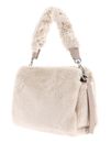 COCCINELLE Boheme Synthetic Fur Handbag Natural / Rosette COCCINELLE Boheme Synthetic Fur Handbag Natural / Rosette