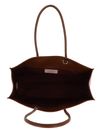 COCCINELLE Myrtha Maxi Log Handbag Grained Leather Cognac