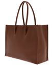 COCCINELLE Myrtha Maxi Log Handbag Grained Leather Cognac
