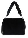 COCCINELLE Boheme Synthetic Fur Handbag Noir / Noir COCCINELLE Boheme Synthetic Fur Handbag Noir / Noir