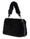 COCCINELLE Boheme Synthetic Fur Handbag Noir / Noir COCCINELLE Boheme Synthetic Fur Handbag Noir / Noir