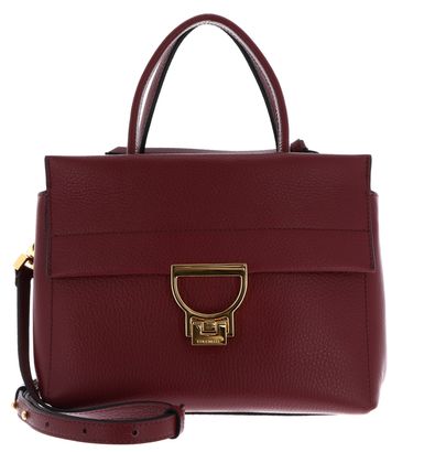 COCCINELLE Arlettis Handbag Grained Leather Ribes