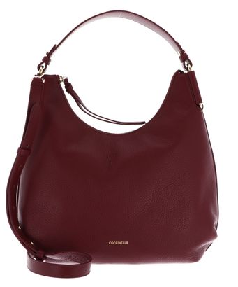 COCCINELLE Rebekka Handbag Grained Leather Ribes