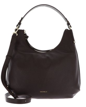 COCCINELLE Rebekka Handbag Grained Leather Brunette