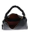 COCCINELLE Boheme Grana Double Shoulder Bag L Noir / Cognac