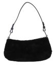 COCCINELLE Merveille Synthetic Fur Mini Bag Noir / Noir COCCINELLE Merveille Synthetic Fur Mini Bag Noir / Noir