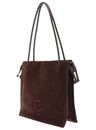 COCCINELLE Dulse Suede Handbag Brunette / Brunet COCCINELLE Dulse Suede Handbag Brunette / Brunet