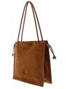 COCCINELLE Dulse Suede Handbag Cognac / Cognac COCCINELLE Dulse Suede Handbag Cognac / Cognac
