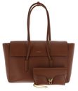 COCCINELLE Double Beat Shopper Cognac