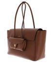 COCCINELLE Double Beat Shopper Cognac