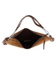 COCCINELLE Sunup Handbag Suede Leather Cognac COCCINELLE Sunup Handbag Suede Leather Cognac