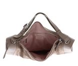 COCCINELLE Elinor Suede Bimaterial Handbag Warm Taupe / Warm Taupe