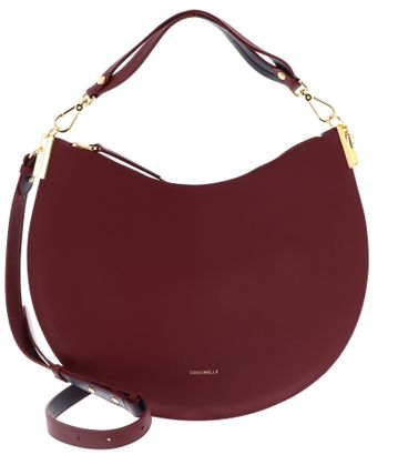 COCCINELLE Sunup Handbag Double Grainy Leather Ribes / Prune