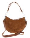 COCCINELLE Sunup Suede Shoulder Bag Cognac COCCINELLE Sunup Suede Shoulder Bag Cognac