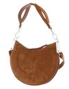 COCCINELLE Sunup Suede Shoulder Bag Cognac COCCINELLE Sunup Suede Shoulder Bag Cognac