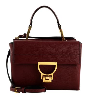 COCCINELLE Arlettis Handbag Grainy Leather Ribes