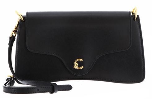 COCCINELLE C-Me Calf Hi-Tech Crossbody Bag Noir