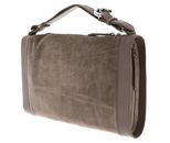 COCCINELLE Elinor Suede Bimaterial Handbag Warm Taupe / Warm Taupe COCCINELLE Elinor Suede Bimaterial Handbag Warm Taupe / Warm Taupe