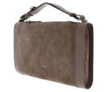 COCCINELLE Elinor Suede Bimaterial Handbag Warm Taupe / Warm Taupe COCCINELLE Elinor Suede Bimaterial Handbag Warm Taupe / Warm Taupe