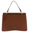COCCINELLE C-Me Handbag Grained Leather Cognac COCCINELLE C-Me Handbag Grained Leather Cognac