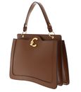 COCCINELLE C-Me Calf Handbag Cognac COCCINELLE C-Me Calf Handbag Cognac