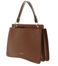 COCCINELLE C-Me Calf Handbag Cognac COCCINELLE C-Me Calf Handbag Cognac