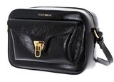 COCCINELLE Beat Shiny Wrinkled Camera Bag Noir / Noir COCCINELLE Beat Shiny Wrinkled Camera Bag Noir / Noir