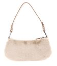 COCCINELLE Merveille Synthetic Fur Mini Bag Natural / Rosette COCCINELLE Merveille Synthetic Fur Mini Bag Natural / Rosette