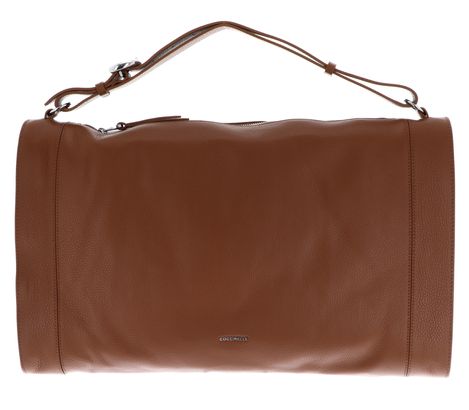 COCCINELLE Elinor Handbag Grained Leather Cognac