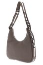 COCCINELLE Raquel Handbag Double Grainy Leather M Warm Taupe / Rosette