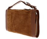 COCCINELLE Elinor Suede Bimaterial Handbag Cognac / Cognac COCCINELLE Elinor Suede Bimaterial Handbag Cognac / Cognac
