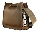 COCCINELLE Raquel Crossbody Bag Cognac / Noir COCCINELLE Raquel Crossbody Bag Cognac / Noir