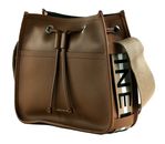 COCCINELLE Raquel Crossbody Bag Cognac / Noir COCCINELLE Raquel Crossbody Bag Cognac / Noir