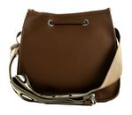 COCCINELLE Raquel Crossbody Bag Cognac / Noir COCCINELLE Raquel Crossbody Bag Cognac / Noir