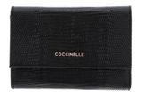 COCCINELLE Metallic Lizard Wallet Noir COCCINELLE Metallic Lizard Wallet Noir