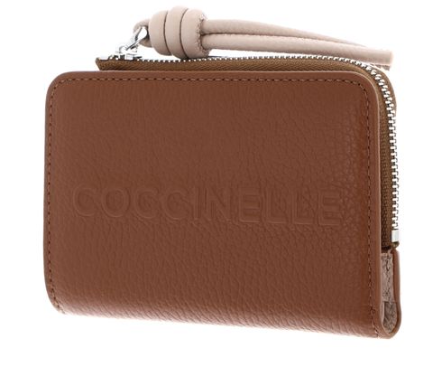 COCCINELLE Myrtha Maxi Log Wallet Cognac / Rosette