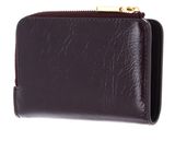 COCCINELLE Metallic Shiny Wrinkled Wallet Prune COCCINELLE Metallic Shiny Wrinkled Wallet Prune