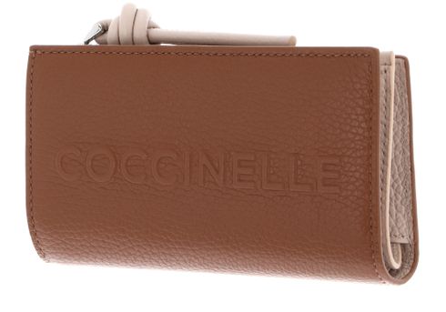 COCCINELLE Myrtha Maxi Log Wallet Cognac / Rosette