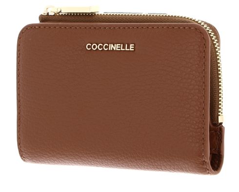 COCCINELLE Metallic Soft Wallet Cognac