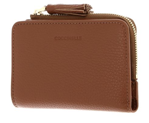 COCCINELLE Tassel Wallet Cognac