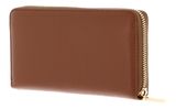 COCCINELLE Metallic Soft Wallet Grained Leather Cognac COCCINELLE Metallic Soft Wallet Grained Leather Cognac