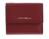 COCCINELLE Metallic Soft Wallet Grained Leather Ribes COCCINELLE Metallic Soft Wallet Grained Leather Ribes