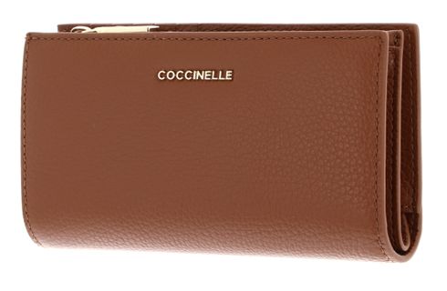 COCCINELLE Metallic Soft Wallet Cognac