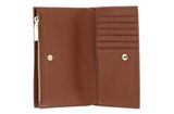 COCCINELLE Metallic Soft Wallet Cognac COCCINELLE Metallic Soft Wallet Cognac