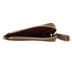 COCCINELLE Tassel Credit Card Holder Cognac COCCINELLE Tassel Credit Card Holder Cognac