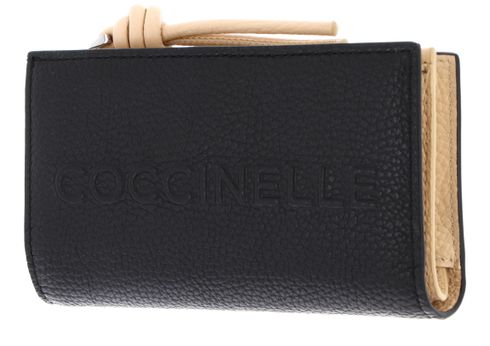 COCCINELLE Myrtha Maxi Log Wallet Noir / Betulla